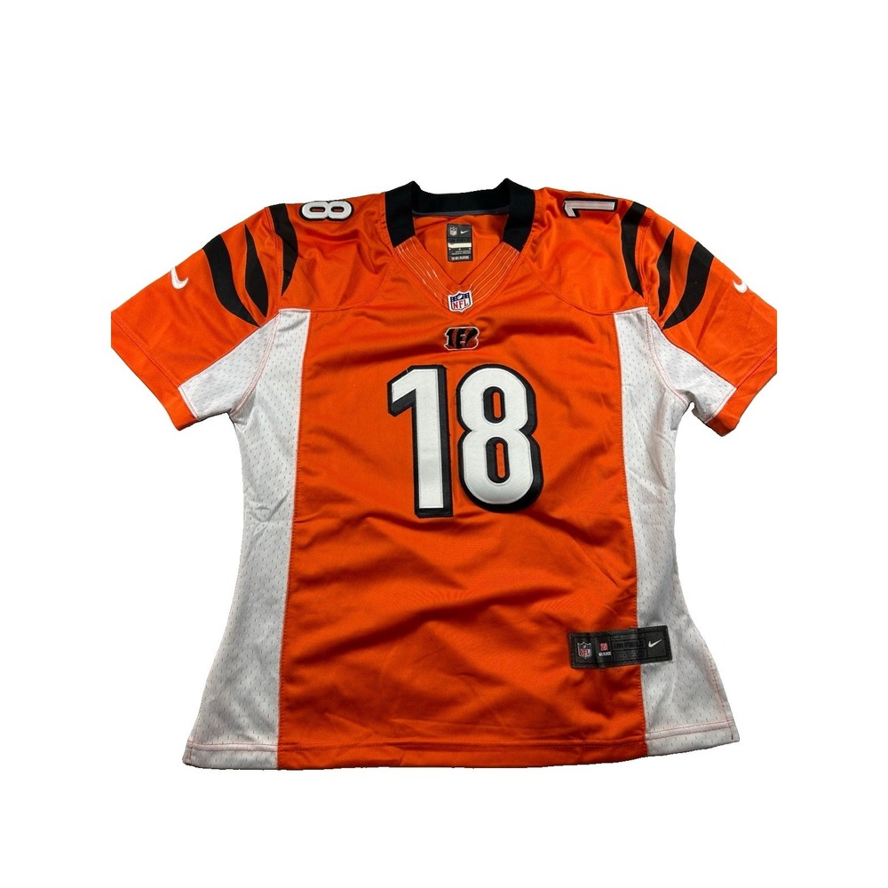 Nike On Field NFL Cincinnati Bengals AJ Green #18 Football Jersey Women’s Medium